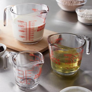 Cốc đong thủy tinh Anchor Hocking 500ml & 1 lít