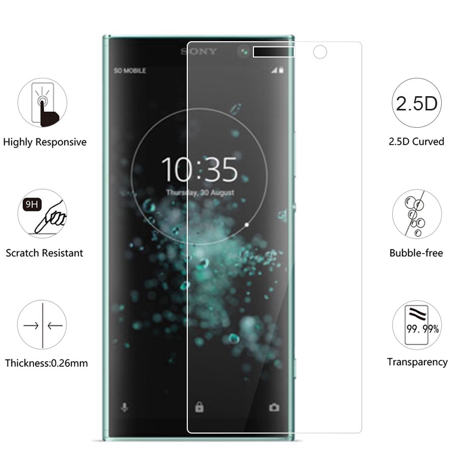 1 Kính Cường Lực Bảo Vệ Màn Hình Cho Sony Xperia 1 II 5 10 Plus XZ4 XZ2 XZs XZ1 Compact XZ Premium X Performance
