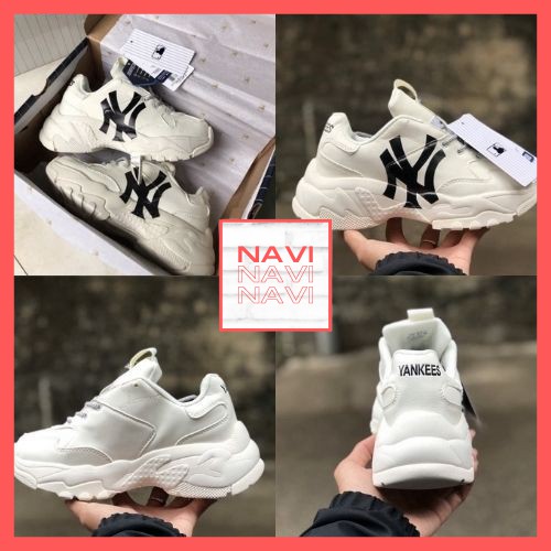 [🔥FULL BOX, BILL 💯🔥]Giày Thể Thao, Giày Sneaker 𝐌.𝐋.𝐁 NY Đen Đế Nâu, Full Trắng