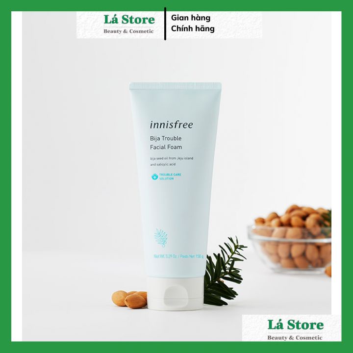 Sữa Rửa Mặt Giảm Mụn Innisfree Bija Trouble Facial Foam 150ml