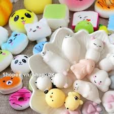 combo 10 Đồ chơi thú mochi squishy xả stress (giao ngẫu nhiên)