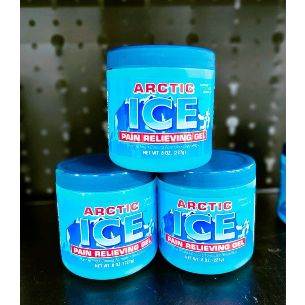 Dầu lạnh , Dầu xoa bóp , Gel giảm đau , Arctic Ice Analgesic Gel 170g của Mỹ