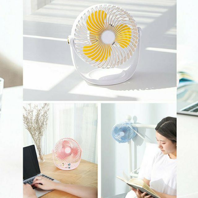 Quạt để bàn tích điện quay 360 độ chính hãng yoobao Y-F12 có bảo hành