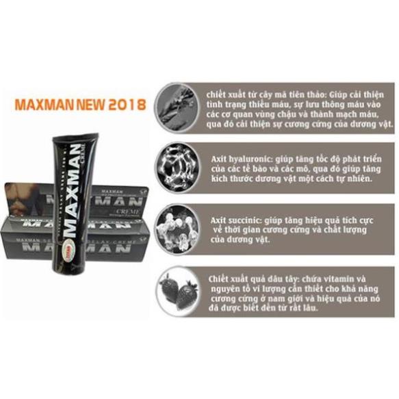 [HIỆU QUẢ VƯỢT TRỘI] Combo 3 Tuýp Gel MAXMAN | Dòng Gel Massage Tăng Kích Thước Cậu Nhỏ Từ USA Hiệu Quả Nhanh Chóng