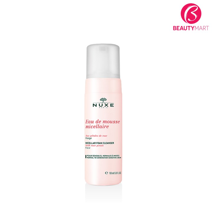 Sữa rửa mặt Nuxe Eau de Mousse Micellaire 150ml