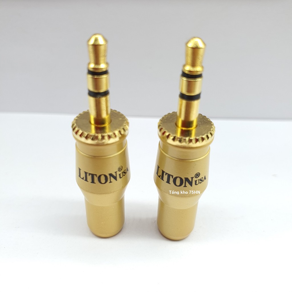 01 Đầu Jack Liton USD 3.5 cao cấp - Jack hàn LITON Stereo 3.5