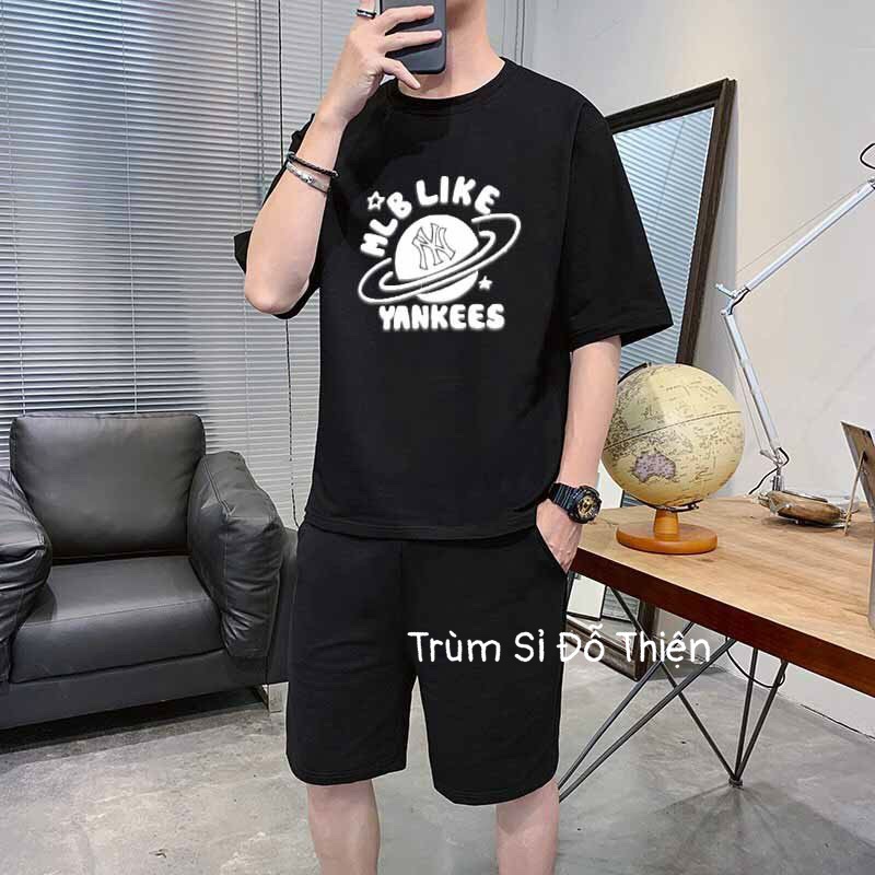 ĐỒ BỘ NAM  FREESHIP  BỘ THỂ THAO MLBLIKE PHÁT SÁNG MẪU MỚI SIÊU HOT TẬP GYM MẶC NHÀ PHONG CÁCH TRẺ TRUNG