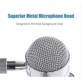 Micro Thu Âm Có Giá Đỡ Ba Chân Leihao Bm-8000