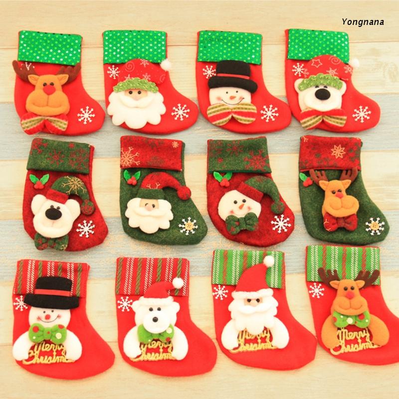 Vớ treo trang trí cây thông noel dễ thương