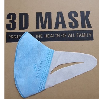 Khẩu Trang 3D Mask màu Xanh Biển (Hộp 50 cái)