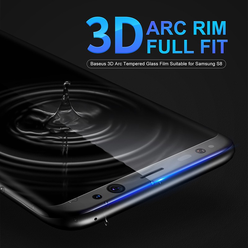 Cường lực Baseus 3D Arc Galaxy S8 / S8+ (0.2mm)