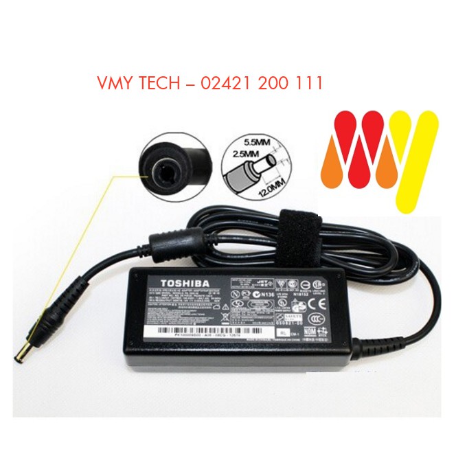 ADAPTER TOSHIBA) SẠC LAPTOP TOSHIBA CAO CẤP 19V-3.42A