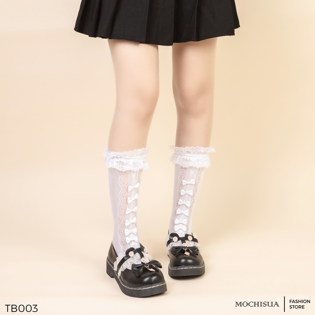 Tất Vớ Ren Nơ Lolita Dễ Thương Phong Cách Nhật Bản Cosplay - TB003