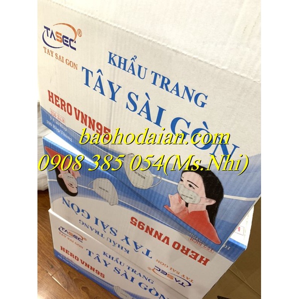 Khẩu trang Hero VNN95 Tây Sài Gòn - 5Lớp, không bí thở
