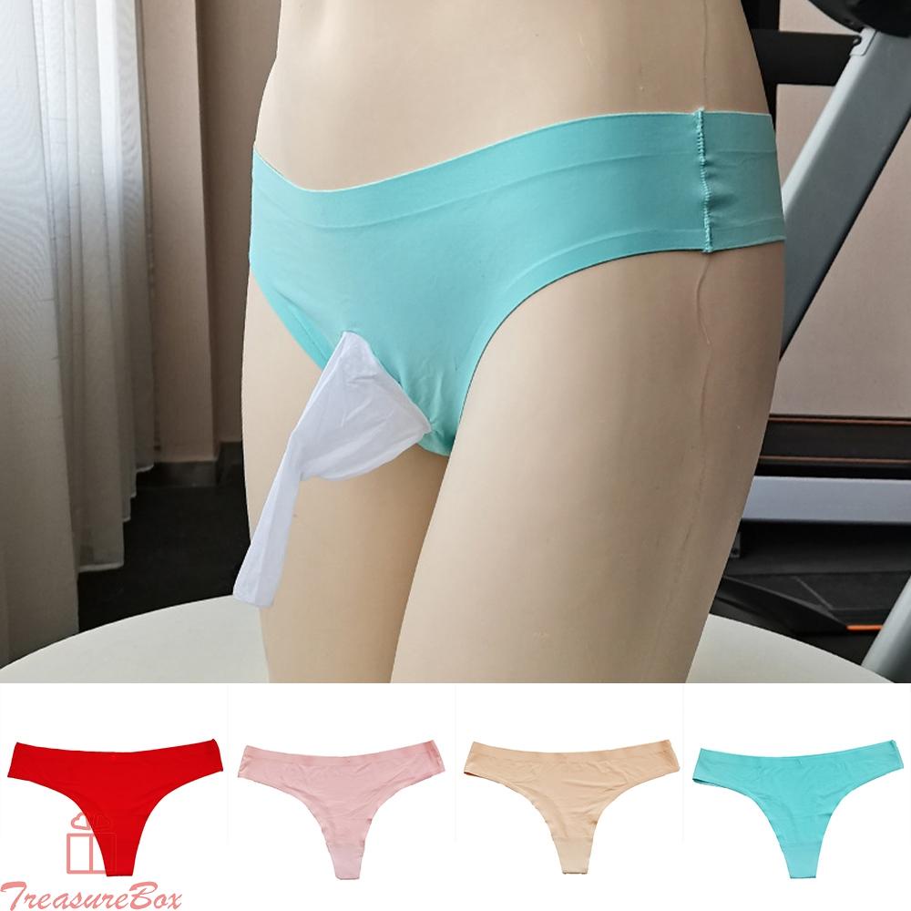 Underwear G String Ice Silk Low Waist Sheer Thongs 60-82cm/ 23.6-32.3 Inch