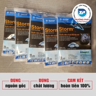 Thuốc diệt chuột Storm 0.005% (5 gói x 20 viên) (Bao bì mới)