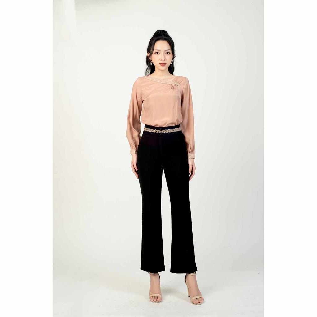 Quần thêu cạp MMOutfit M-QU020121019