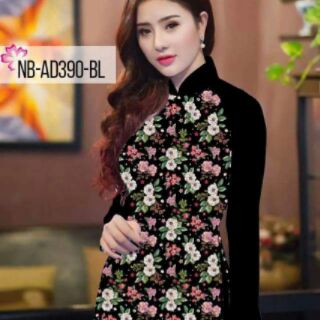 Vải áo dài hoa nhí