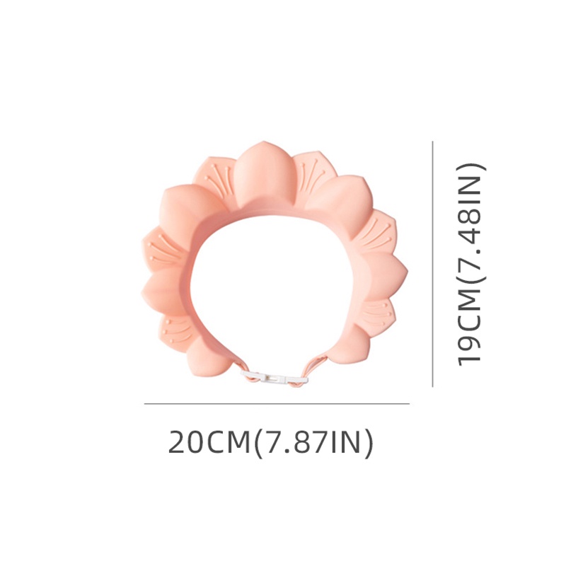 Mũ Gội Đầu Tắm Bảo Vệ Tai Mềm Mại Tùy Chỉnh Tiện Dụng Cho Bé