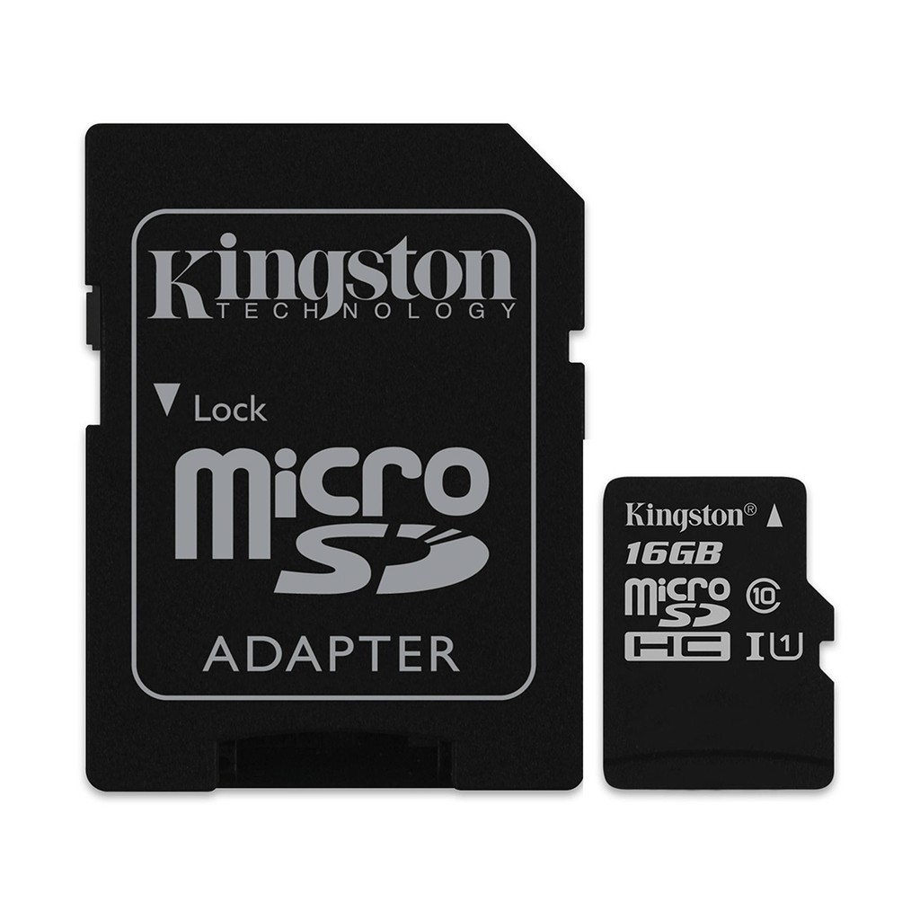 Thẻ nhớ micro SDXC Kingston 16GB Canvas Select Plus upto 100MB/s + Adapter