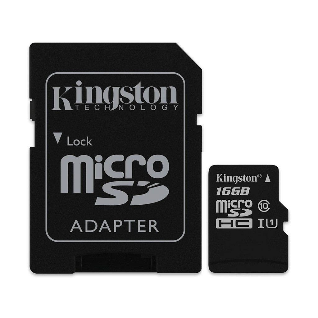 Thẻ nhớ micro SDXC Kingston 16GB Canvas Select Plus upto 100MB/s + Adapter | BigBuy360 - bigbuy360.vn