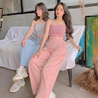 Áo 2 dây nhún nhiều màu xinh xinh