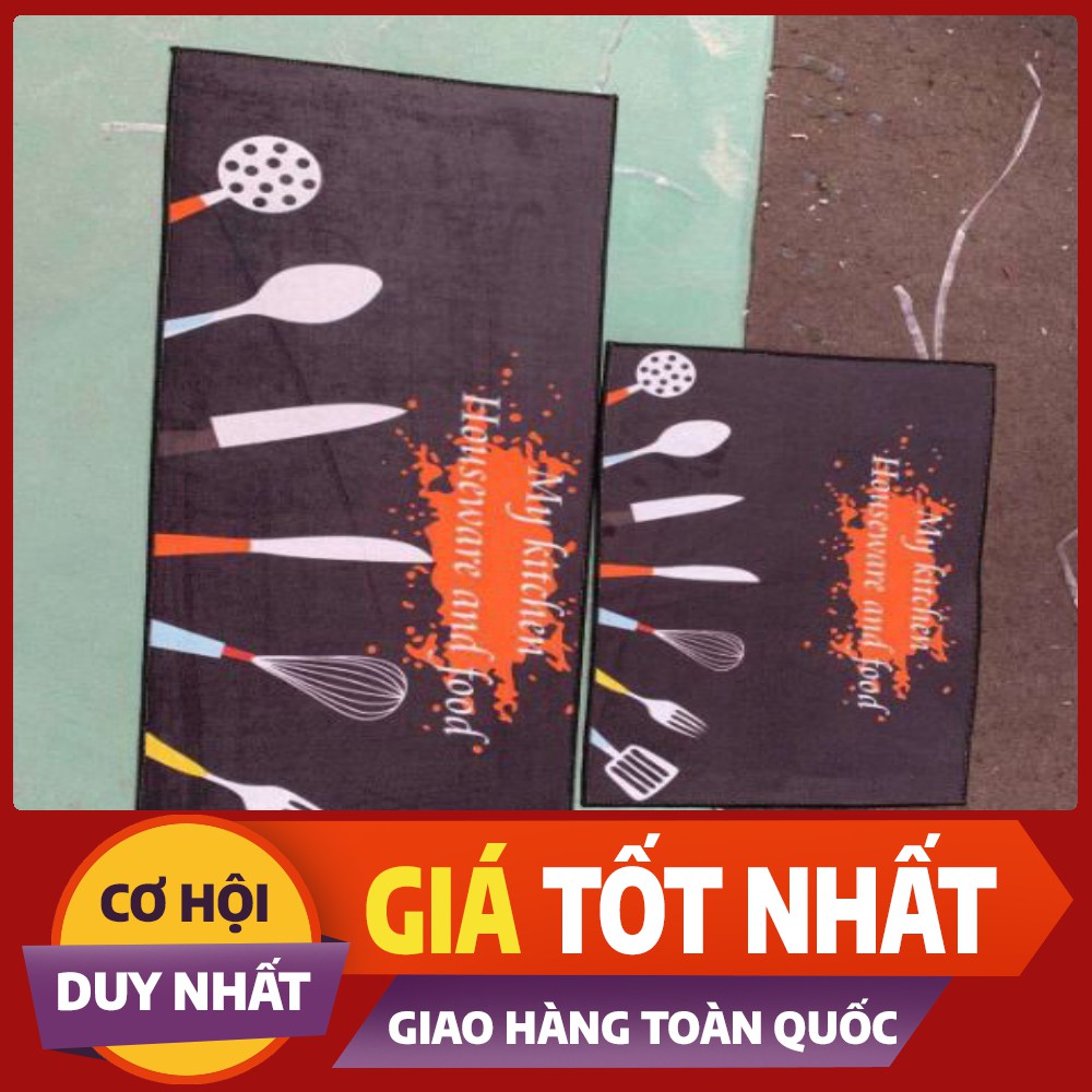 Bộ thảm bếp trang trí các mẫu mới nhất loại đẹp