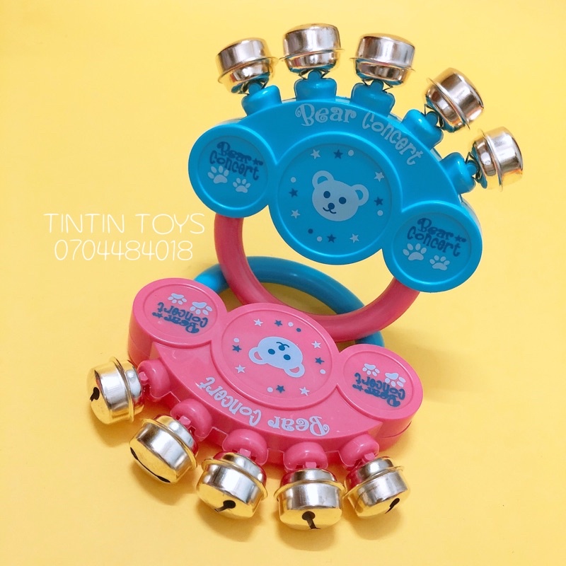 Đồ chơi lục lạc chuông cầm tay dễ thương cho bé