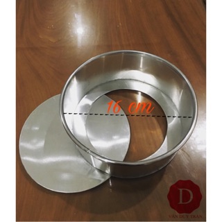 Khuôn nhôm tròn đáy rời size 16 cm