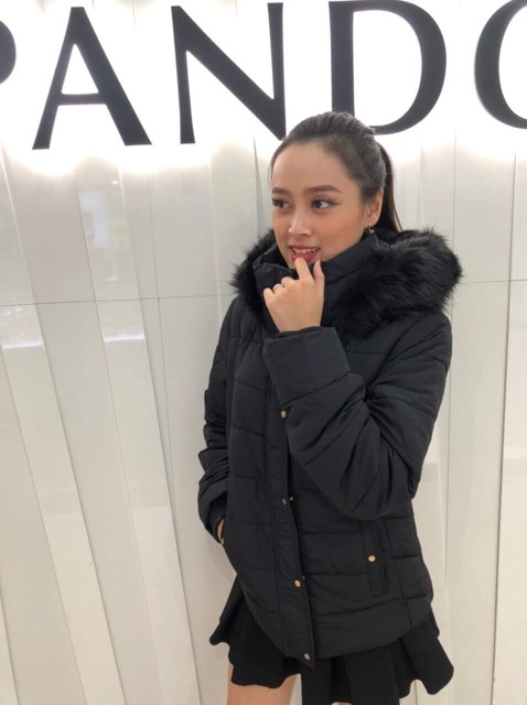 ÁO KHOÁC NỮ , ÁO PHAO NỮ MŨ LÔNG HÀNG SUẤT HÀN CỰC CHẤT LƯỢNG | BigBuy360 - bigbuy360.vn