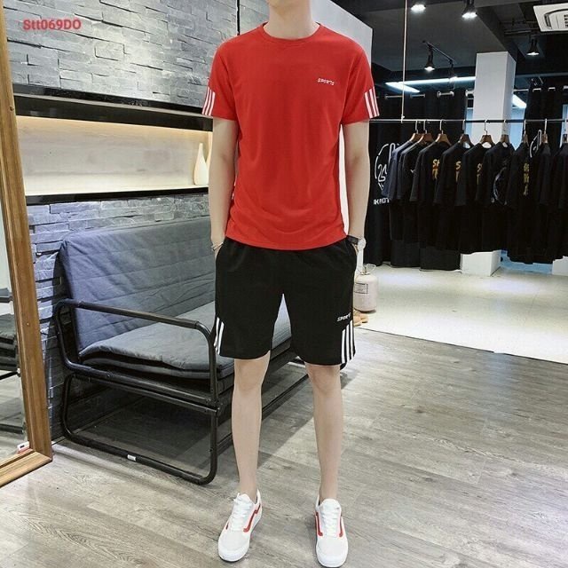 Bộ quần áo thể thao nam nữ in chữ SPORT , sét đồ ngắn mùa hè tập GYM rất đẹp vải thun mè bản mới nhất 2023