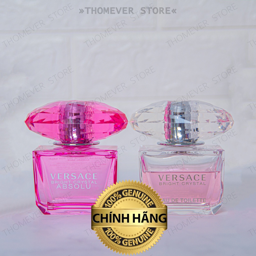 Nước hoa Versace Bright Crystal & Versace Bright Crystal Absolu | CHUẨN AUTHENTIC 100% [Mẫu Thử]