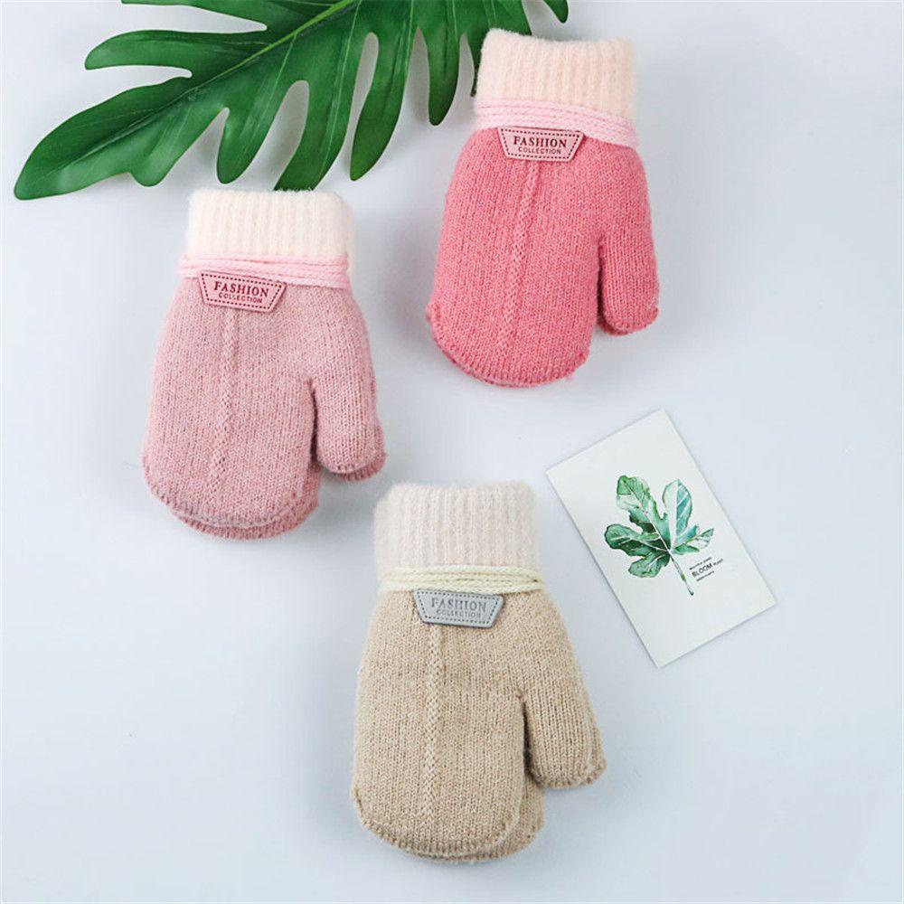 Găng Tay Mềm Mại Dày Dặn Giữ Ấm Cho Bé