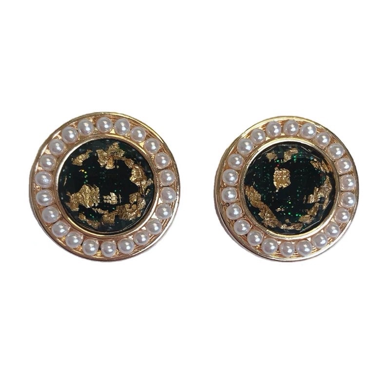 Hoa tai đính hạt phong cách cổ điển thập niên 90 - Maben