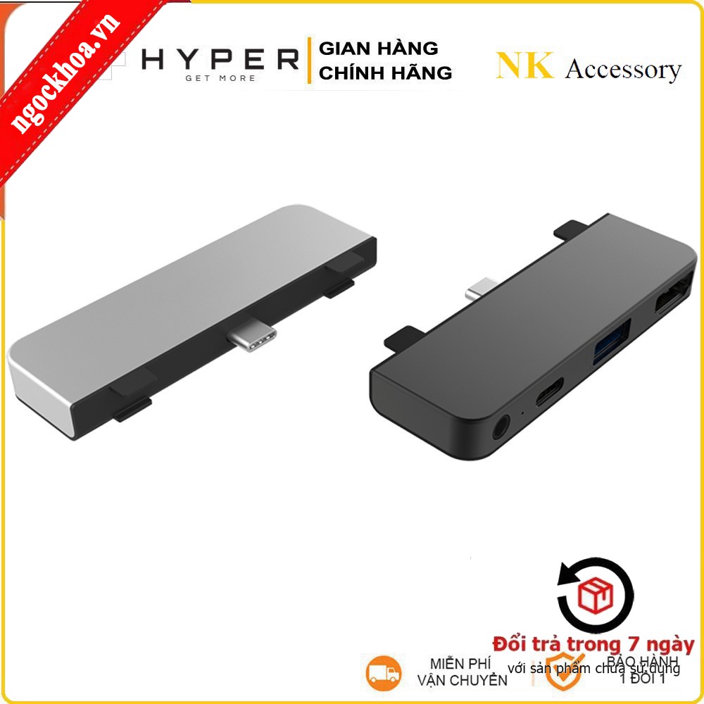 Cổng Chuyển HyperDrive Cho iPad 4-in-1 HDMI 4K/30Hz USB-C Hub - HD319E -  Hàng Chính Hãng0