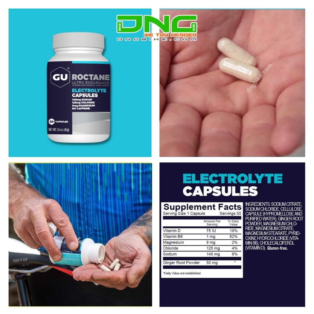 Viên muối điện giải GU ROCTANE ELECTROLYTE CAPSULES