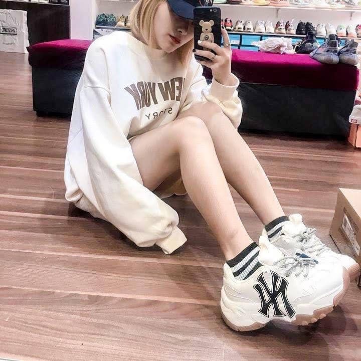 Giày 𝐌𝐋𝐁 NY đế nâu nam nữ 👟 Giày Thể Thao Tăng Chiều Cao 𝐌𝐋𝐁 NY Hot Nhất [ FULL BOX + BILL ] | BigBuy360 - bigbuy360.vn