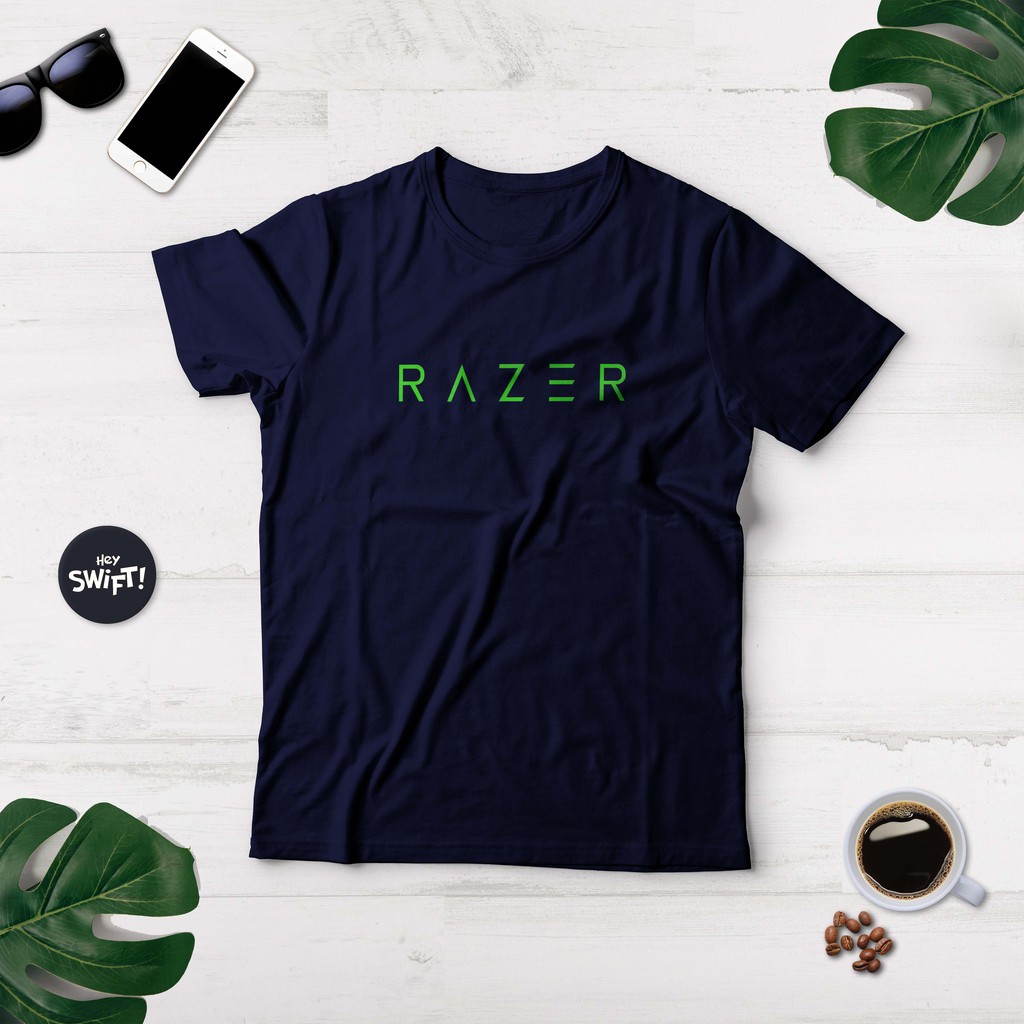 Áo Thun In Logo Razer Cá Tính Hợp Thời Trang