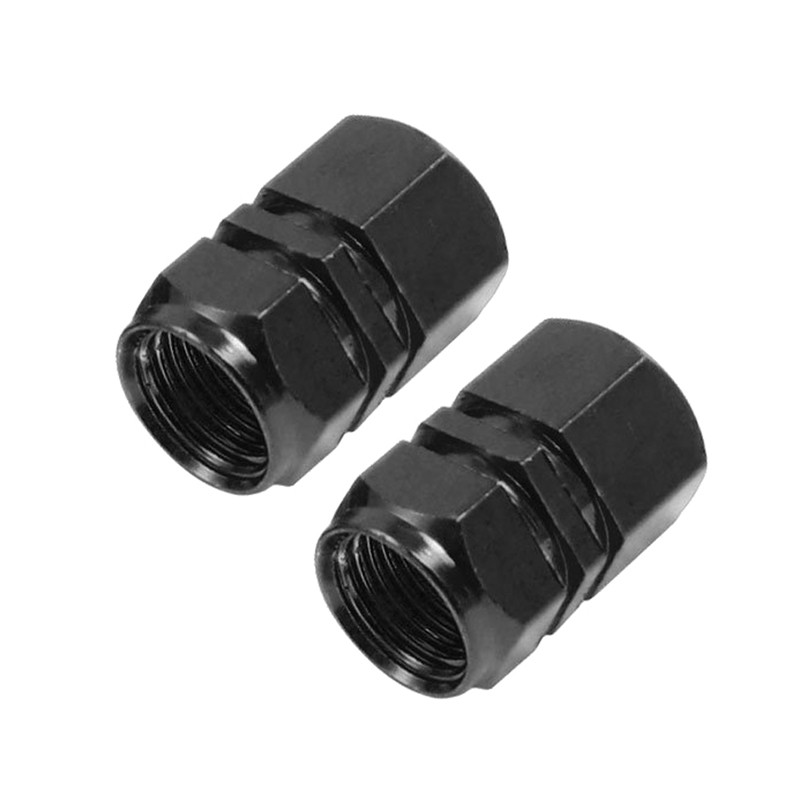 Bộ 4 Nắp Kim Loại Hình Lục Giác Bảo Vệ Lốp Xe Hơi
