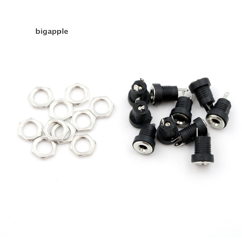 Set 10 Đầu Nối Jack Cắm Nguồn DC 3.5 mm x 1.35mm Tiện Dụng