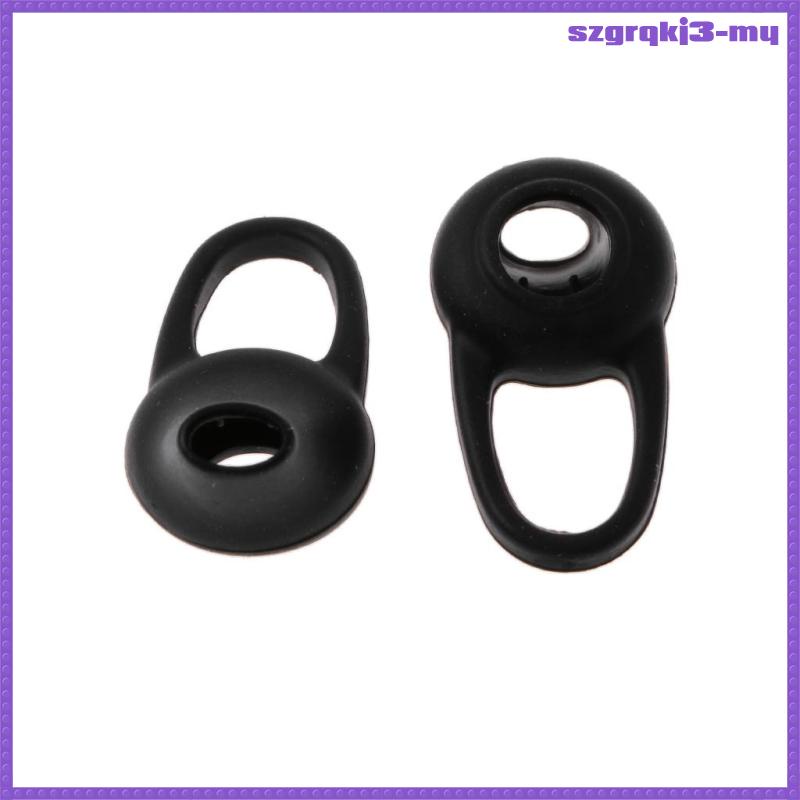 1 Cặp Đệm Tai Nghe Bằng Cao Su silicone Màu Đen Nhẹ Siêu Bền