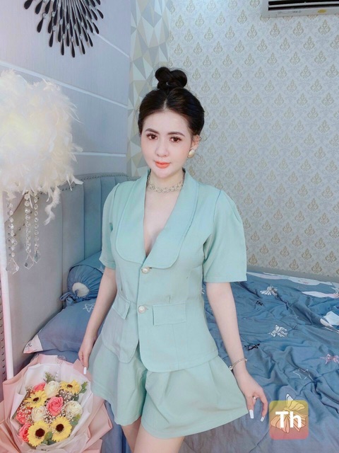 SET VEST ĐÙI CỔ XINH (KÈM CLIP THẬT) | BigBuy360 - bigbuy360.vn