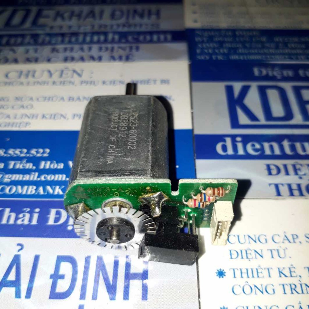 động cơ DC 130 6-12V 3800-7800V/P trục 2mm + bộ encoder 30 vạch, led thu, phát kde4385 | BigBuy360 - bigbuy360.vn