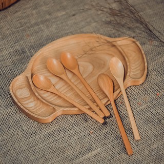Muỗng súp/kem gỗ beech - Muỗng cho bé - wooden spoon soup