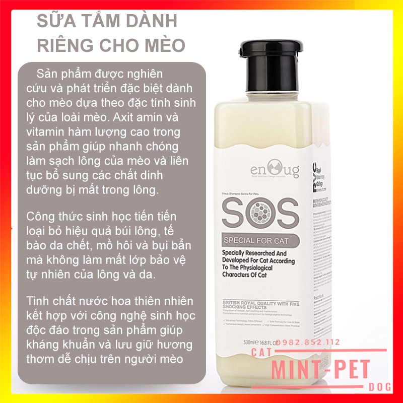 Sữa Tắm SOS Dành Riêng Cho Mèo #MintPet