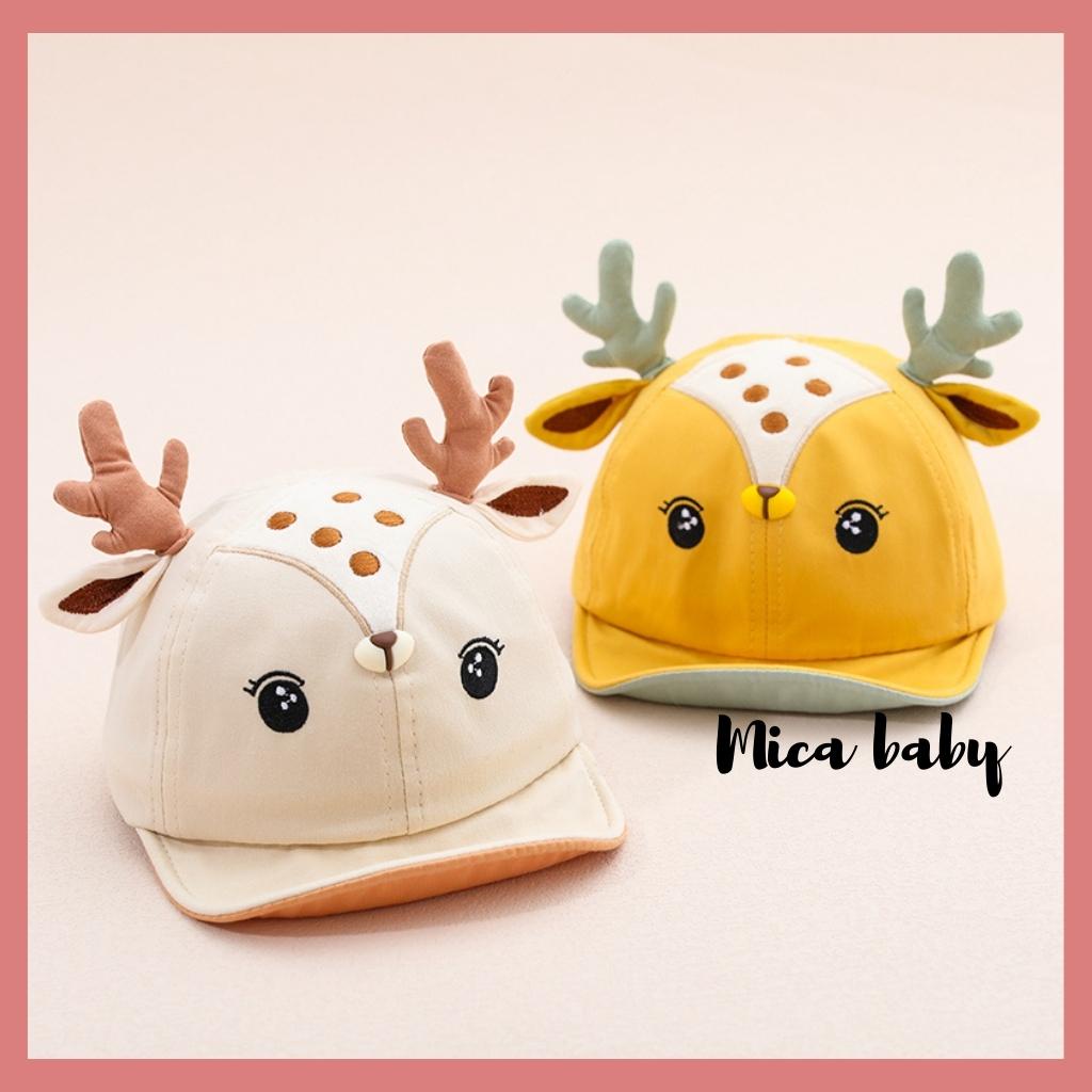 Mũ lưỡi trai hình nai dễ thương cho bé MH119 Mica Baby