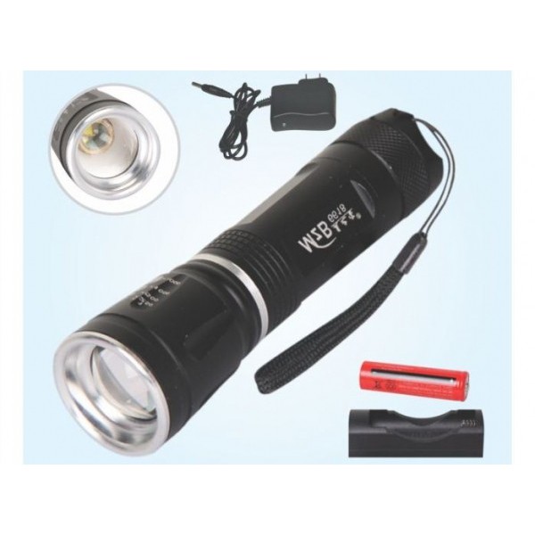 Đèn pin Led siêu sáng có Zoom 8005