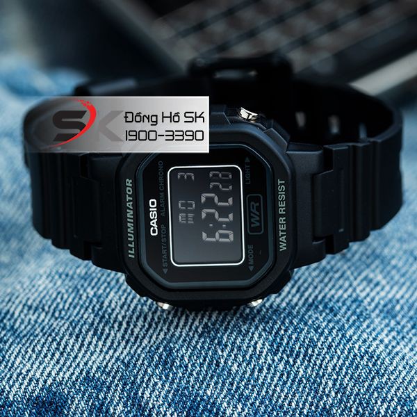 Đồng Hồ Nữ Dây Nhựa CASIO Chính hãng Anh Khuê LA-20WH-1BDF