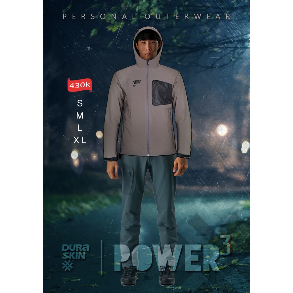 DURASKIN - Áo khoác softshell đa năng cho outdoor