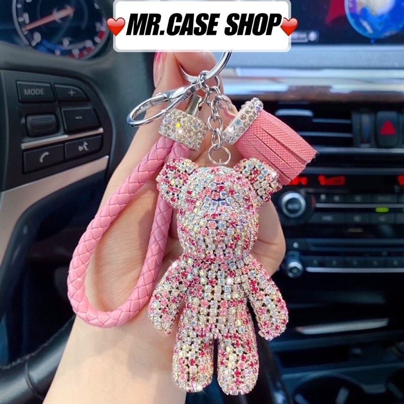 MÓC KHOÁ ĐÍNH ĐÁ NHÂN TẠO CAO CẤP FULL ĐÁ LẤP LÁNH